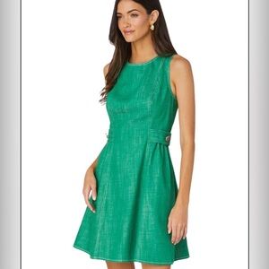 Shoshanna Women's Samara Dress in Spring Green sz6